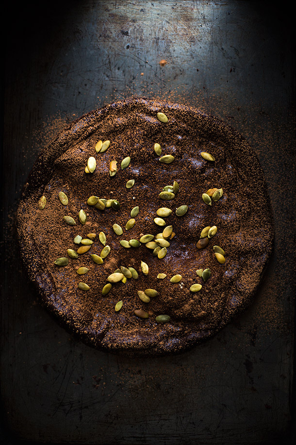 Flourless-Chocolate-Torte-With-Pumpking-Seeds-From-Slim-Palate